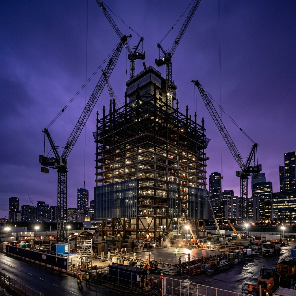 Construction Site Background